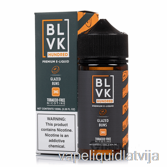 Glazētas Maizītes - Blvk - 100ml 0mg Vape šķidrums